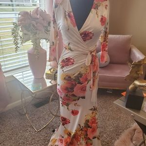 Brand new floral wrap dress